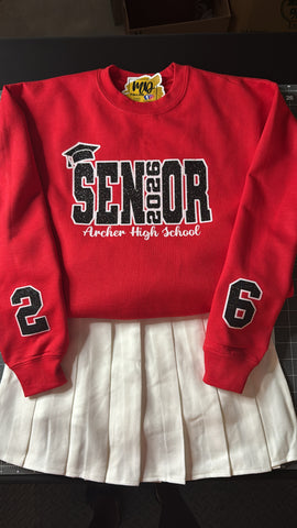 Senior Sweatshirt Skirt Combo