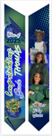 High School Graphic Graduation Stole