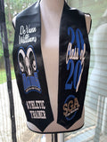 High School Satin Custom Graduation Stole (middle school, elementary)