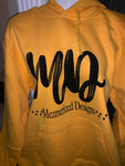 Hoodies. Leave a description in the notes for your design on the hoodie.