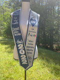 Two-Toned Glitter Custom Graduation Stole